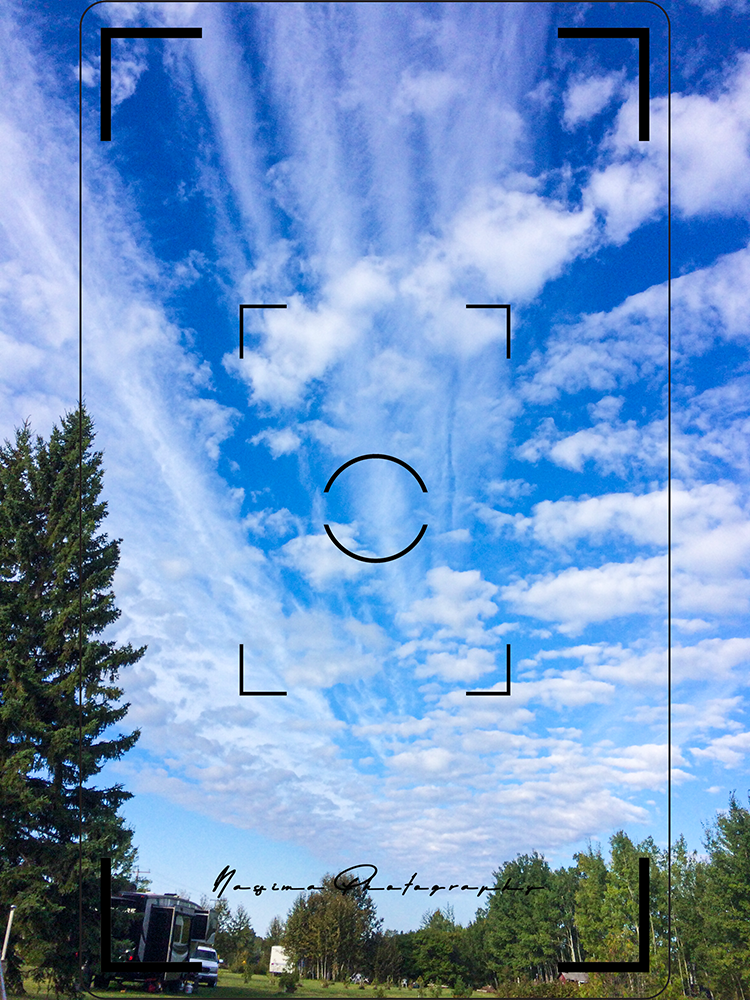 clouds in strings at Connaught, ON